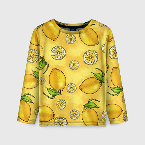 Детский лонгслив Лимончик / 3D-принт – фото 1