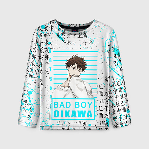 Детский лонгслив ТООРУ ОЙКАВА OIKAWA TORU / 3D-принт – фото 1