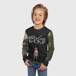 Лонгслив детский Emma The Promised Neverland Z, цвет: 3D-принт — фото 2