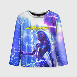 Лонгслив детский CYBERPUNK 2077 КИБЕРПАНК Z, цвет: 3D-принт