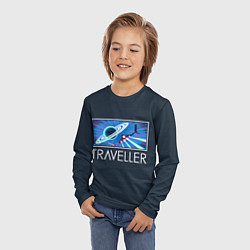Лонгслив детский Traveller, цвет: 3D-принт — фото 2