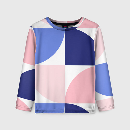 Детский лонгслив Узоры / 3D-принт – фото 1