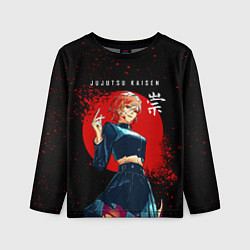 Лонгслив детский Кугисаки Нобара, цвет: 3D-принт