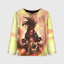 Лонгслив детский Хяккимару Такебо Дороро Z, цвет: 3D-принт