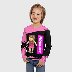 Лонгслив детский BARBIE ROBLOX РОБЛОКС Z, цвет: 3D-принт — фото 2