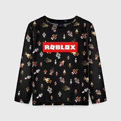 Детский лонгслив ROBLOX PATTERN РОБЛОКС Z