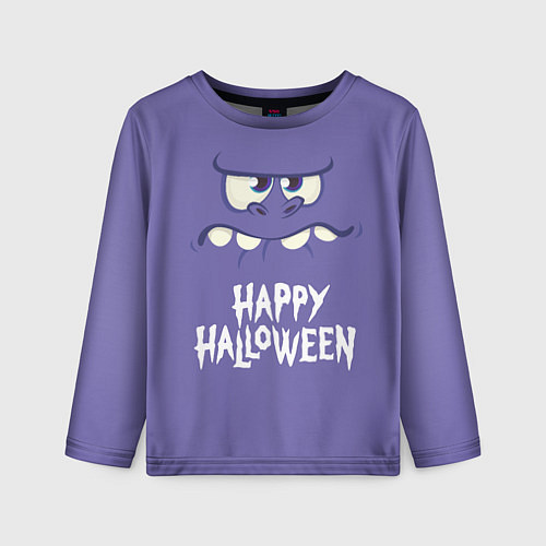 Детский лонгслив HAPPY HALLOWEEN / 3D-принт – фото 1