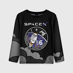 Детский лонгслив Space X