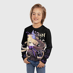 Лонгслив детский Фишль Genshin Impact, цвет: 3D-принт — фото 2
