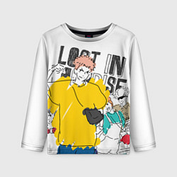 Детский лонгслив Итадори Юдзи - Jujutsu Kaisen