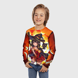 Лонгслив детский MeguminYunyun, цвет: 3D-принт — фото 2