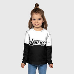 Лонгслив детский Kobe Bryant - Los Angeles Lakers, цвет: 3D-принт — фото 2