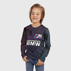 Лонгслив детский BMW Perfomance, цвет: 3D-принт — фото 2