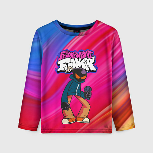 Детский лонгслив Friday Night Funkin Fnf Bomb / 3D-принт – фото 1