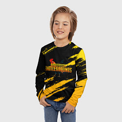 Лонгслив детский Playerunknowns Battlegrounds: Петух, цвет: 3D-принт — фото 2