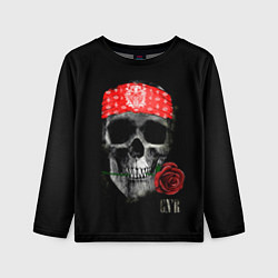 Детский лонгслив GNR Skull