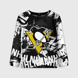 Детский лонгслив Питтсбург Пингвинз Pittsburgh Penguins
