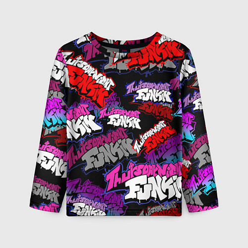 Детский лонгслив Friday Night Funkin FNF / 3D-принт – фото 1