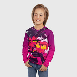 Лонгслив детский АДСКИЙ БОСС, Helluva Boss, цвет: 3D-принт — фото 2