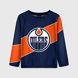 Детский лонгслив Эдмонтон Ойлерз Edmonton Oilers NHL