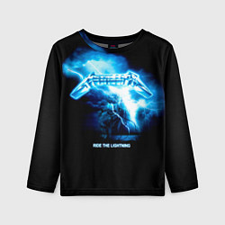 Лонгслив детский Ride the Lightning Metallica, цвет: 3D-принт