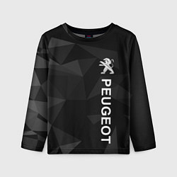 Детский лонгслив Peugeot, Пежо геометрия