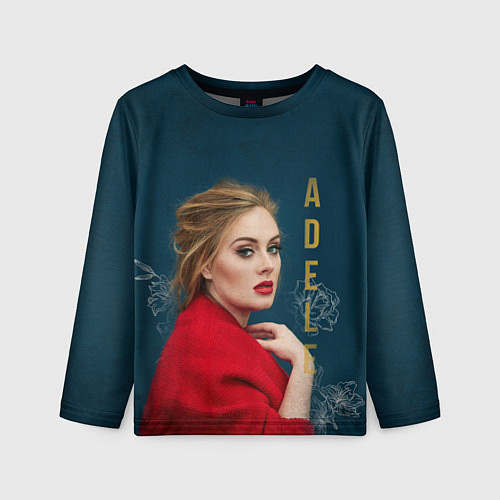 Детский лонгслив Portrait Adele / 3D-принт – фото 1