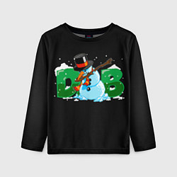 Детский лонгслив Classic Dab SnowMan