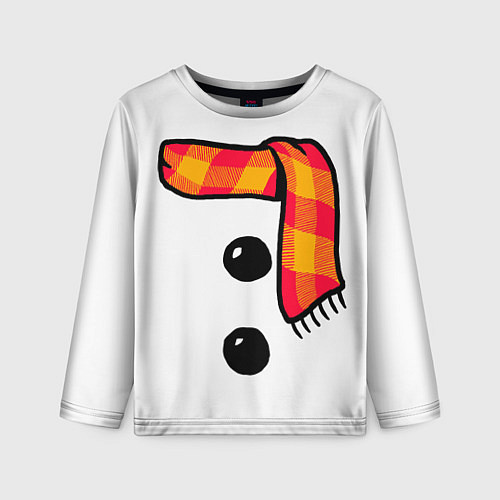 Детский лонгслив Snowman Outfit / 3D-принт – фото 1