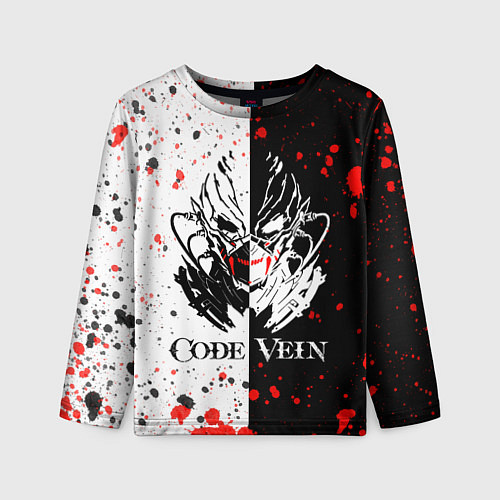 Детский лонгслив Code Vein Logo / 3D-принт – фото 1