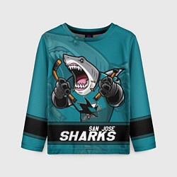 Детский лонгслив San Jose Sharks, Сан Хосе Шаркс