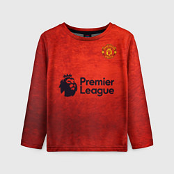 Лонгслив детский MU Manchester United MU, цвет: 3D-принт