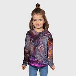 Лонгслив детский Чародей, цвет: 3D-принт — фото 2