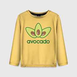 Лонгслив детский Avocado авокадо, цвет: 3D-принт