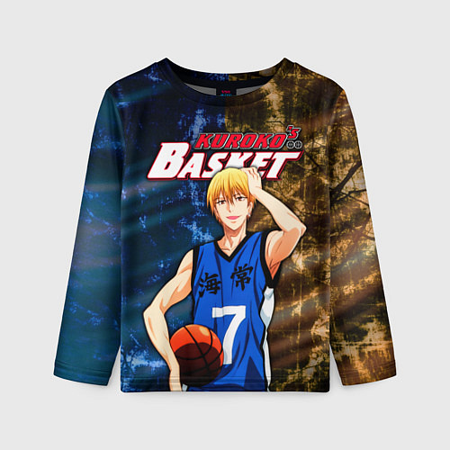 Детский лонгслив Kuroko no Basuke, Рёта Кисе Kise Ryota / 3D-принт – фото 1