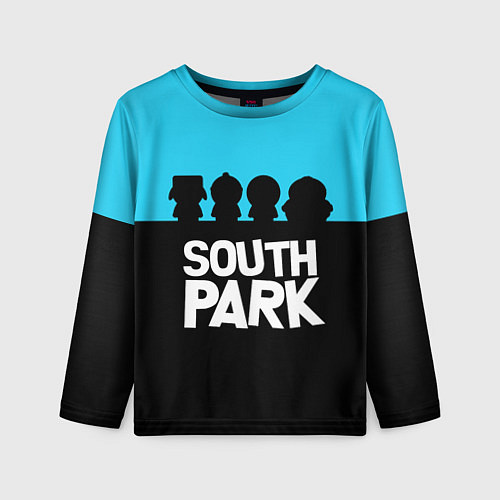 Детский лонгслив Южный парк персонажи South Park / 3D-принт – фото 1