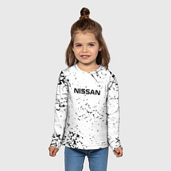 Лонгслив детский Nissan ниссан, цвет: 3D-принт — фото 2