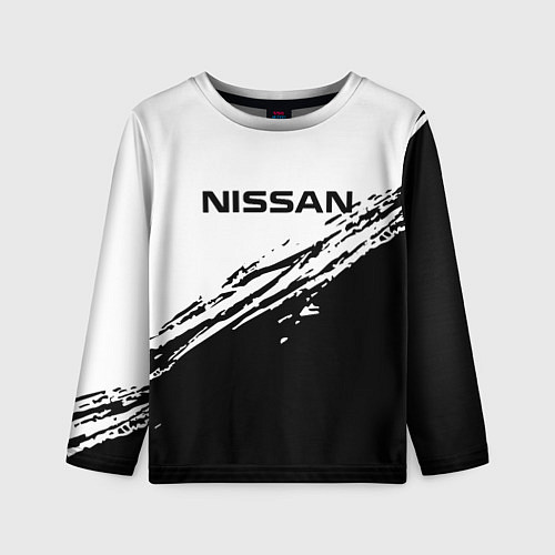 Детский лонгслив Nissan ниссан / 3D-принт – фото 1