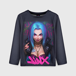 Детский лонгслив League Of Legends ARCANE JINX