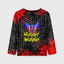 Лонгслив детский Huggy Wuggy соты, цвет: 3D-принт