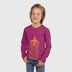 Лонгслив детский В Пурпурном Небе, цвет: 3D-принт — фото 2