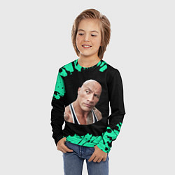 Лонгслив детский BUBBLE KVASS - СКАЛА Краски, цвет: 3D-принт — фото 2