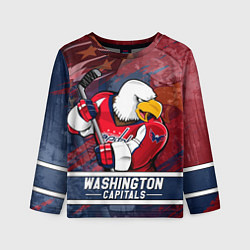 Детский лонгслив Вашингтон Кэпиталз Washington Capitals