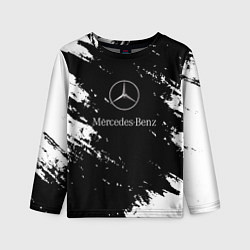 Лонгслив детский Mercedes-Benz Авто, цвет: 3D-принт