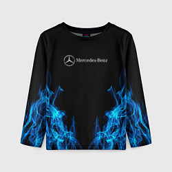 Лонгслив детский Mercedes-Benz Fire, цвет: 3D-принт