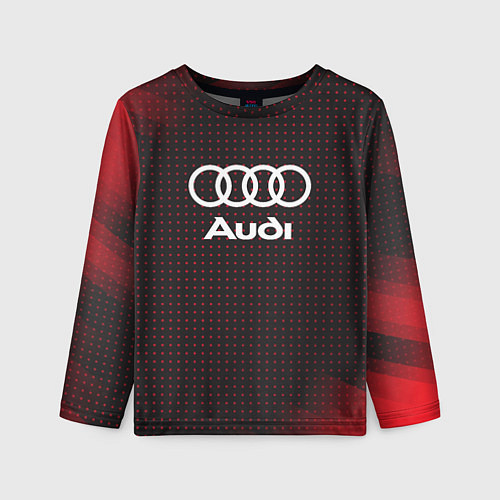 Детский лонгслив Audi logo / 3D-принт – фото 1