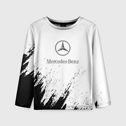 Детский лонгслив Mercedes-Benz - White texture