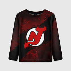 Детский лонгслив New Jersey Devils, Нью Джерси Девилз