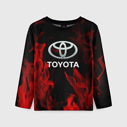 Детский лонгслив Toyota Red Fire