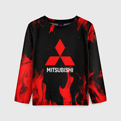 Детский лонгслив Mitsubishi Red Fire